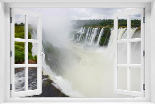 Fototapeta Naklejka Na Ścianę Okno 3D - Garganta del Diablo - Iguazu Waterfalls, Argentina. South America