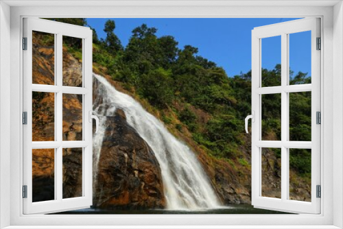 Fototapeta Naklejka Na Ścianę Okno 3D - Mountain landscapes of India. State Of Goa.