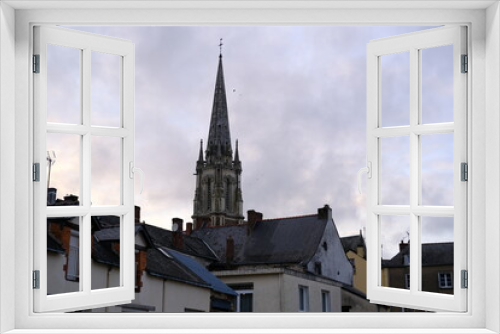 Fototapeta Naklejka Na Ścianę Okno 3D - The church of Plessé in the west of France.