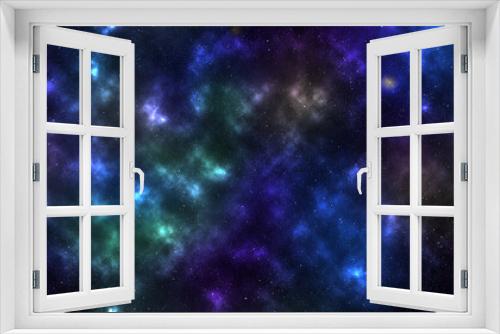 Fototapeta Naklejka Na Ścianę Okno 3D - Nebulosas purpuras 01