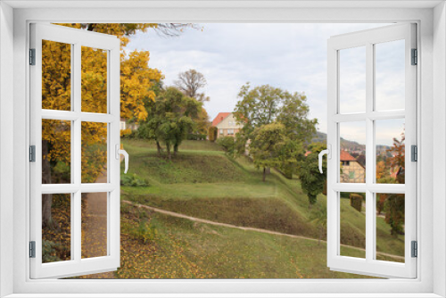 Fototapeta Naklejka Na Ścianę Okno 3D - Der Schlossgarten in Blankenburg