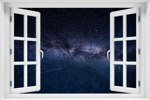 Fototapeta Naklejka Na Ścianę Okno 3D - Night Sky, Milky Way. Nature landscape.