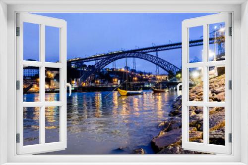 Fototapeta Naklejka Na Ścianę Okno 3D - Don Luis I bridge in Porto