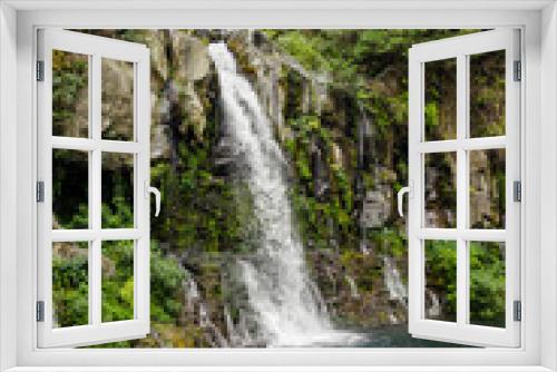 Fototapeta Naklejka Na Ścianę Okno 3D - Waterfall of Bassin des Aigrettes in Saint-Gilles on Reunion Island