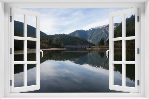 Fototapeta Naklejka Na Ścianę Okno 3D - Beautiful landscape view of North Cascades National Park in northern Washington.