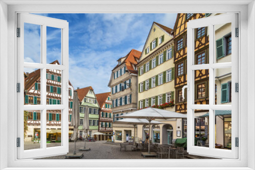 Fototapeta Naklejka Na Ścianę Okno 3D - Market Square, Tubingen, Germany