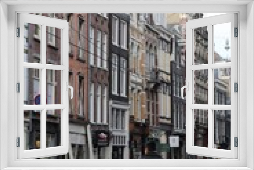 Fototapeta Naklejka Na Ścianę Okno 3D - Street View in Amsterdam