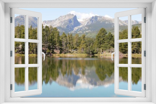 Fototapeta Naklejka Na Ścianę Okno 3D - Bear Lake, Rocky Mountains, Colorado, USA, September 2014