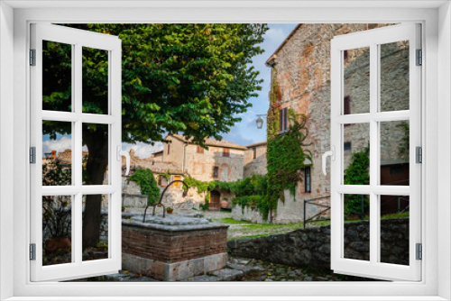 Fototapeta Naklejka Na Ścianę Okno 3D - Ancient village in Tuscany, Italy