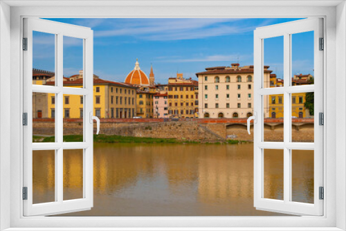 Fototapeta Naklejka Na Ścianę Okno 3D - View of Florence, Tuscany, Italy