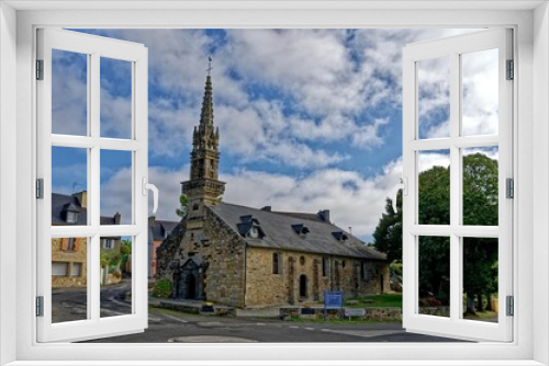 Fototapeta Naklejka Na Ścianę Okno 3D - Eglise Saint-Éloi, Roscanvel, Presqu'île de Crozon, Finistère, Bretagne, France
