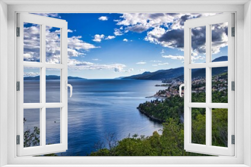 Fototapeta Naklejka Na Ścianę Okno 3D - Küste von Opatija in Kroatien