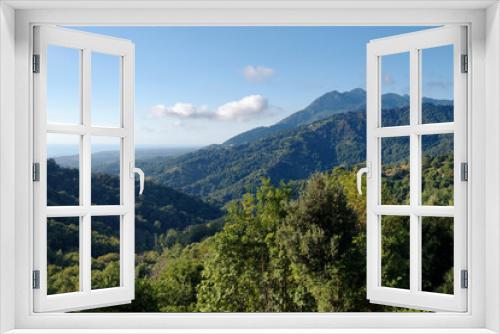Fototapeta Naklejka Na Ścianę Okno 3D - Tavagna mountain in Upper Corsica  coast