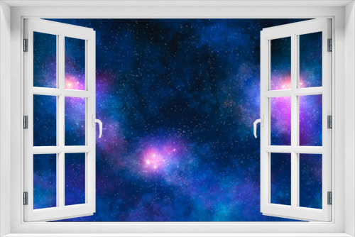 Fototapeta Naklejka Na Ścianę Okno 3D - 宇宙や銀河、星や星雲の背景画像