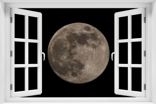 Fototapeta Naklejka Na Ścianę Okno 3D - the moon in the night