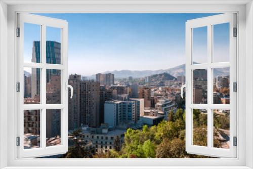 Fototapeta Naklejka Na Ścianę Okno 3D - Vista of Santiago Chile