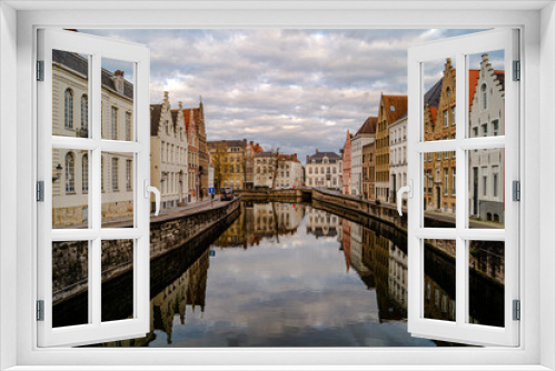 Fototapeta Naklejka Na Ścianę Okno 3D - Bruges et ses canaux
