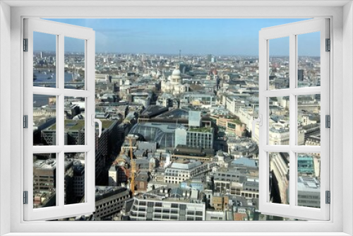 Fototapeta Naklejka Na Ścianę Okno 3D - An aerial view of London