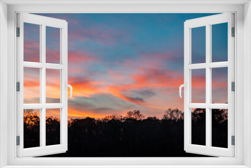Fototapeta Naklejka Na Ścianę Okno 3D - Colorful Sunset