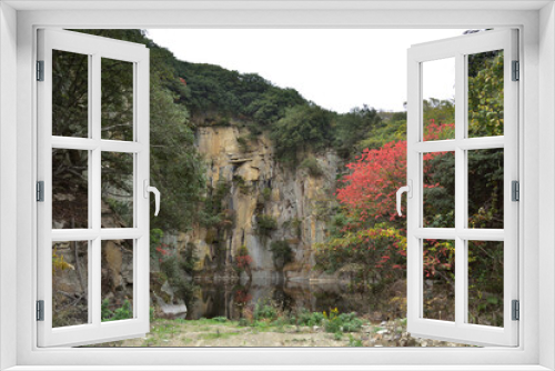 Fototapeta Naklejka Na Ścianę Okno 3D - 日本の岡山県の水のある風景