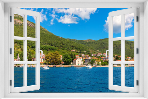 Fototapeta Naklejka Na Ścianę Okno 3D - Coast near Kotor in the Adriatiac sea, Montenegro