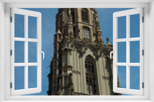 Fototapeta Naklejka Na Ścianę Okno 3D - The cathedral of Bern, Switzerland