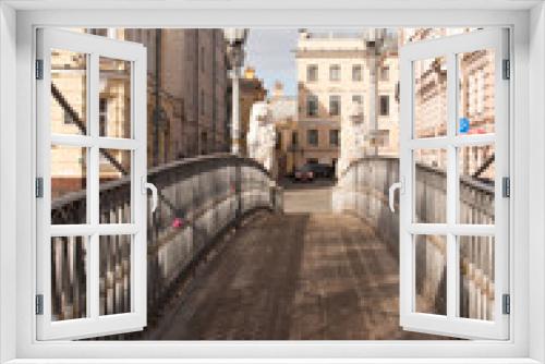 Fototapeta Naklejka Na Ścianę Okno 3D - photo pedestrian bridge