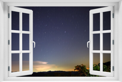 Fototapeta Naklejka Na Ścianę Okno 3D - Rastro de estrelas