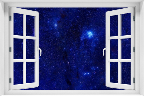 Fototapeta Naklejka Na Ścianę Okno 3D - Blue galaxy in deep space. Elements of this image furnished by NASA