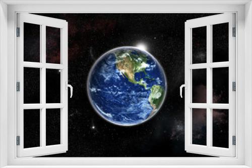 Fototapeta Naklejka Na Ścianę Okno 3D - Terra vista delle Americhe