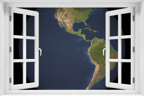 Fototapeta Naklejka Na Ścianę Okno 3D - View of planet Earth. 3D render.