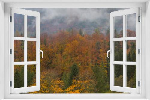 Fototapeta Naklejka Na Ścianę Okno 3D - Herbstwetter