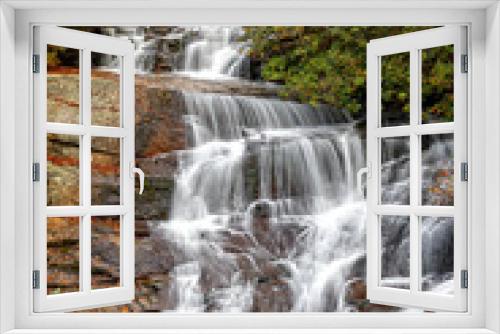 Fototapeta Naklejka Na Ścianę Okno 3D - Connestee Waterfalls also known as Carson Creek in fall