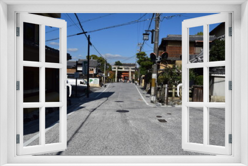 Fototapeta Naklejka Na Ścianę Okno 3D - 八坂神社