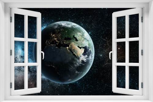 Fototapeta Naklejka Na Ścianę Okno 3D - Earth in Space 3D Illustration