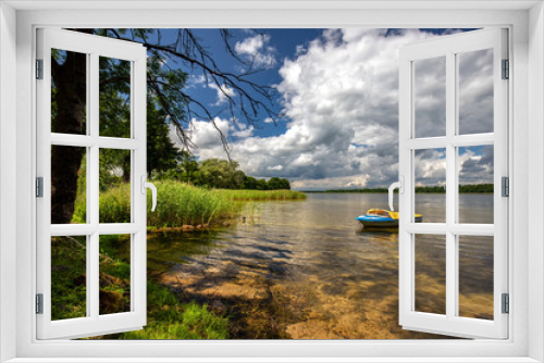 Fototapeta Naklejka Na Ścianę Okno 3D - Wakacje nad jeziorem, krajobraz