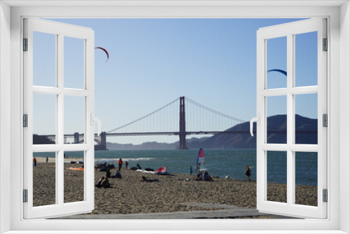 Fototapeta Naklejka Na Ścianę Okno 3D - GOLDEN GATE BRIDGE SAN FRANCISCO