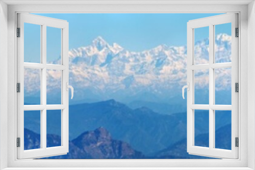 Fototapeta Naklejka Na Ścianę Okno 3D - Himalaya, panoramic view, Indian Himalayas, Nanda Devi