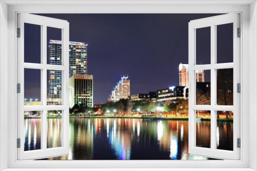 Fototapeta Naklejka Na Ścianę Okno 3D - Orlando downtown architecture