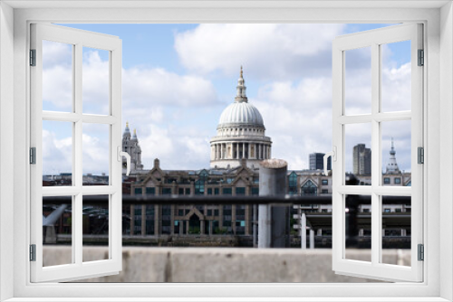 Fototapeta Naklejka Na Ścianę Okno 3D - London Skyline Saint Paul's Cathedral