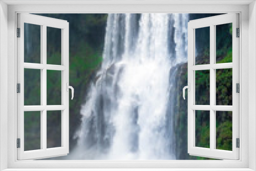 Fototapeta Naklejka Na Ścianę Okno 3D - waterfall in the forest iguazu falls 
