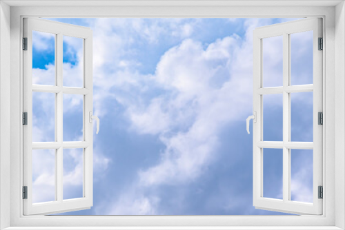 Fototapeta Naklejka Na Ścianę Okno 3D - Cumulus clouds in a blue sky