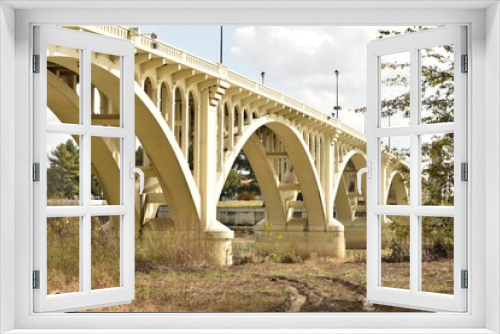 Fototapeta Naklejka Na Ścianę Okno 3D - Bridge Between Two States