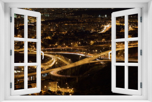 Fototapeta Naklejka Na Ścianę Okno 3D - Estradas urbanas