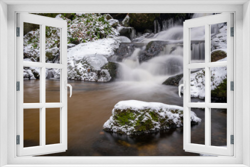Fototapeta Naklejka Na Ścianę Okno 3D - Die Ysperklamm im Winter