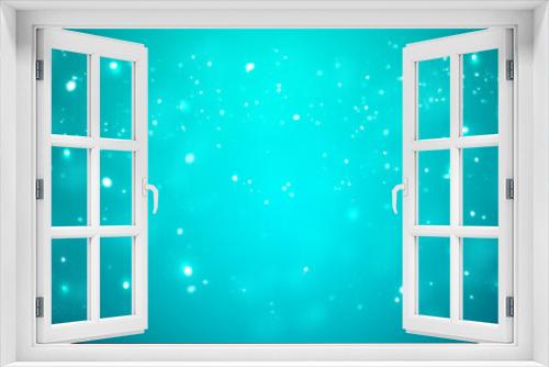 Falling Shining , little snow on Christmas background . Vector beautiful snowfall, snowflakes in various shapes and forms.