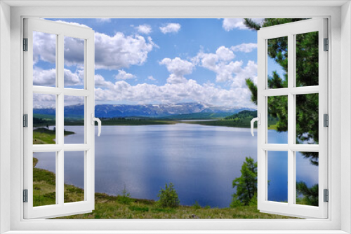Fototapeta Naklejka Na Ścianę Okno 3D - Beautiful lake in Altai mountains