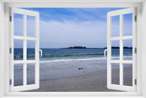 Fototapeta Naklejka Na Ścianę Okno 3D - Beauty peaceful sea at Maine, United States