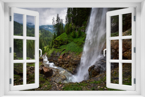 Fototapeta Naklejka Na Ścianę Okno 3D - Johanneswasserfall in Obertauern