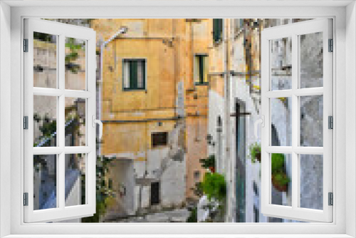 Fototapeta Naklejka Na Ścianę Okno 3D - A characteristic alley in Atrani, a Mediterranean village on the Amalfi coast, Italy.